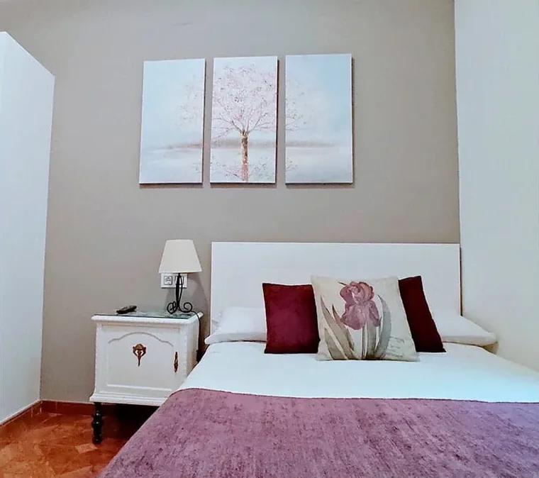 Habitación individual del Hostal Bruña en Madrid
