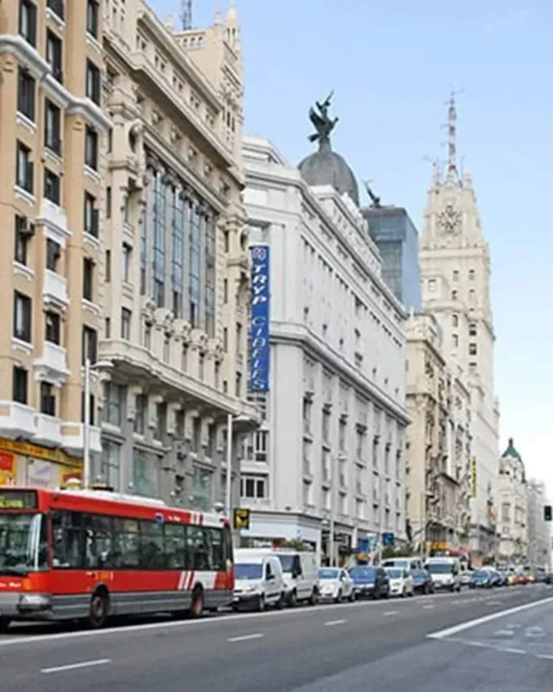 Calle Gran Vía de Madrid